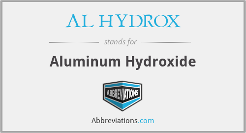 What does AL HYDROX stand for?